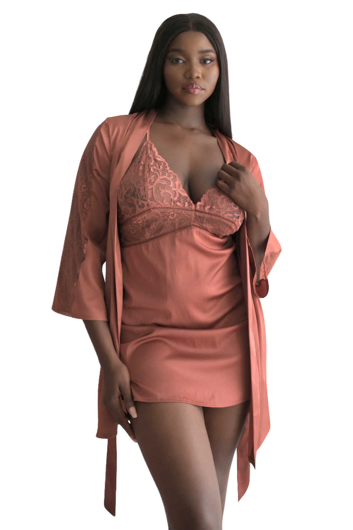 Nnenna Satin Robe Gift Set